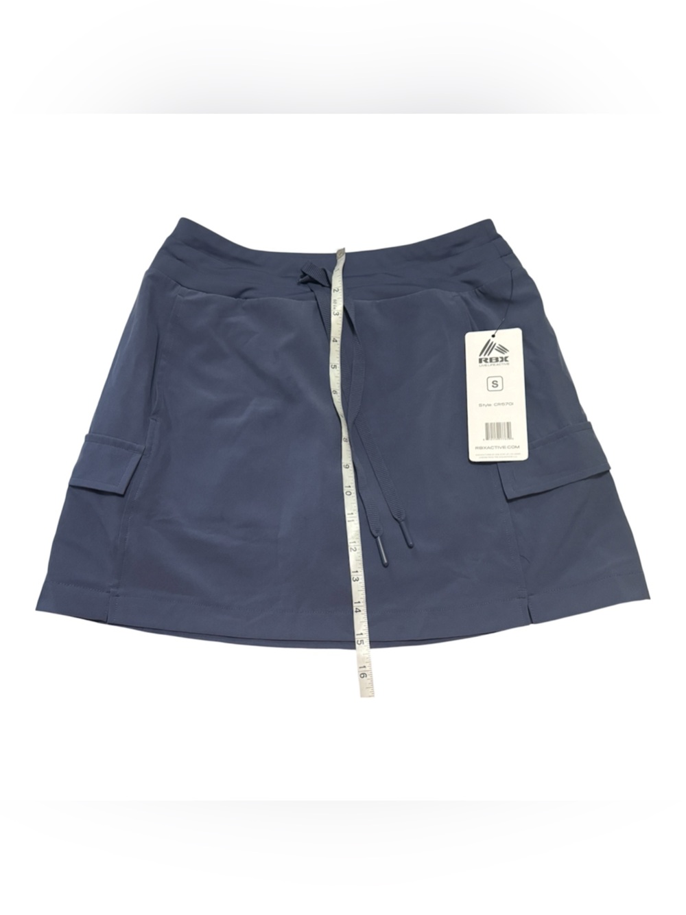 NWT RBX Active Cargo Athletic Skort Navy Blue - Size S